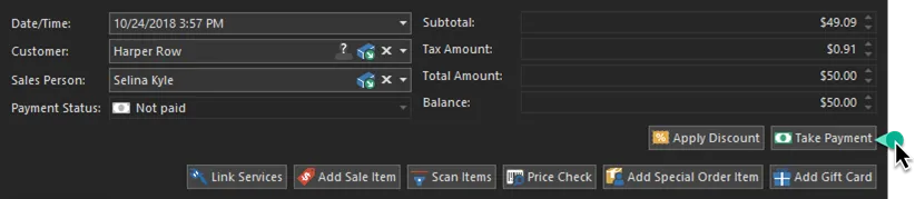 REV23 Desktop Take Payment